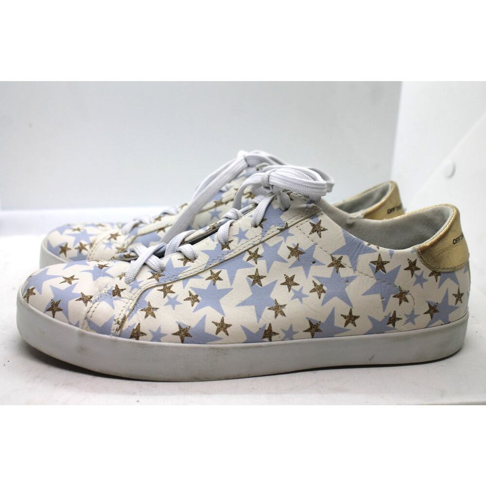 OTBT Women's Court Sneakers w/ Blue & Gold Stars Design sz 9.5M